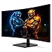 ODYS XE34-UWQ-120 Curved Gaming Monitor — 34 Zoll (86 cm) UWQHD (3440x1440), 120 Hz, 1ms, 21:9, VA-Panel, HDR10, Adaptive Sync, 122% sRGB, 1500R Krümmung, HDMI 2.1, DisplayPort
