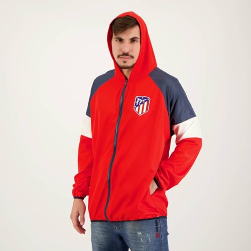 Jaqueta Atlético de Madrid Corta Vento Vermelho