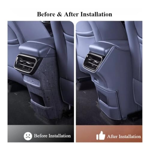 Protector de ventilación Geely EX5 de alta resistencia y acabado interior 4