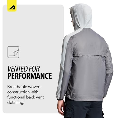 Image of Boldfit Men's Polyester Standard Length Windcheater Jacket, Lightweight & Wind-Resistant with Reflective Bike Jacket, Relaxed Fit-Stylish Windbreaker for Outdoor & Biking