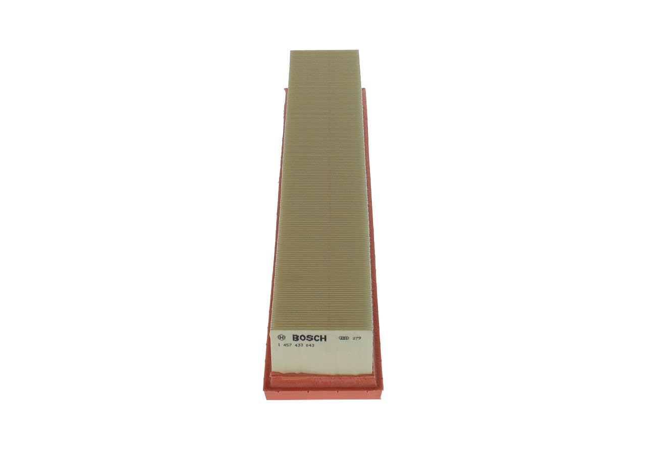 Bosch S3043 Car Air Filter - Separates Particles from the Air Intake - Moisture-resistant plus High Tensile Strength