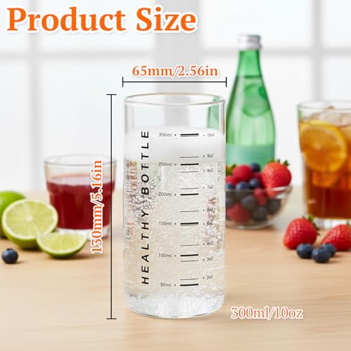 Vaso medidor vidrio 300 ml con medidas claras miniatura 2