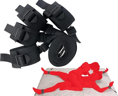 HINGTAO Puños de cama de nailon, traje de corbata estable en el dormitorio, adecuado para principiantes y traje de corbata para parejas