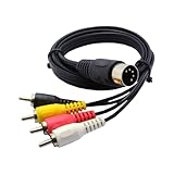 Connexion renforcée : résistant à l'usure d'un lien mâle standard à 5 broches et quatre sorties mâles (rouge, blanc, jaune, noir), il soutient une excellente transmission du son stéréophonique avec un minimum d'intervention