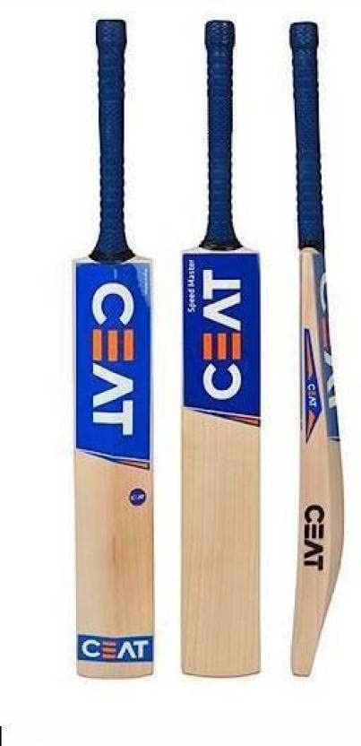 CEAT Hitman Tennis Bat Poplar Willow with Bat Cover Poplar Willow Cricket Bat (1200 g)