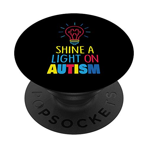 Regalos de conciencia sobre el autismo Mamás Maestros Aspergers Maestro PopSockets PopGrip Intercambiable