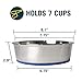 OurPet's DuraPet Premium Dishwasher Safe Stainless Steel Dog Bowl for Food or Water [Multiple Sizes for Small to Large Dogs] in Traditional or Wide Base Design - 8 CUP