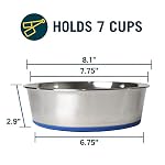 OurPet's DuraPet Premium Dishwasher Safe Stainless Steel Dog Bowl for Food or Water [Multiple Sizes for Small to Large Dogs] in Traditional or Wide Base Design - 8 CUP | camping-kitchen-equipment - Image 2
