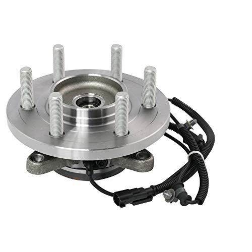 Image of TRQ Front Left and Right Wheel Bearing and Hub Assembly Set 2 Piece Compatible with 2015-2017 Ford Expedition 4WD 2015-2017 Lincoln Navigator 4WD