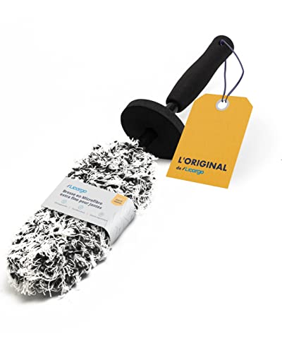 LICARGO® Brosse Premium en Microfibre Extra Fine pour Jantes de Voiture - pour Un Nettoyage Complet et Délicat des Jantes de Voiture - Idéal pour Jantes de Haute Qualité, Brosse a Jante Microfibre