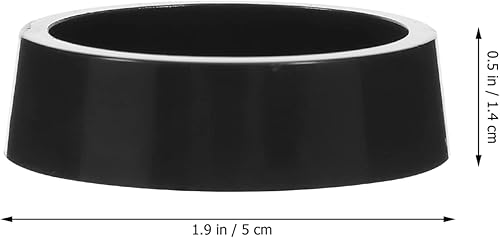 Miniatura 2 de DOITOOL Copas de goma para muebles, 4 posavasos antideslizantes para muebles, tapones redondos para ruedas, 1.9 pulgadas (negro)
