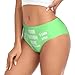 Custom Panties Customize Images or Text Personalized Panties Underwear with Photo Custom Sexy Funny Briefs Underwear for women Customize Gifts for Lover Wife Valentine Day 4X-Large Green