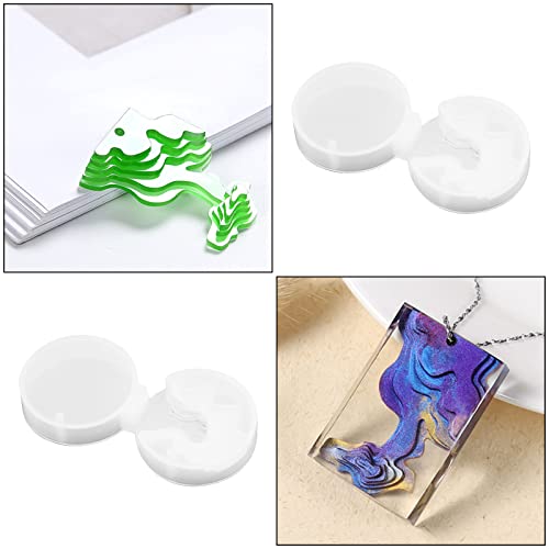 EMSea 6PCS Island Silicone Moulds Ocean Themed Casting Moulds with Rope Hole Design for DIY Making Pendant Necklace Jewelry Home Decoration Crafts - Image 4