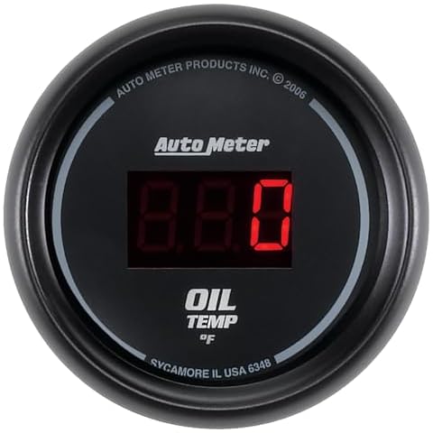 Auto Meter Sport Comp Digital Oil Temperature Gauge Cover
