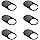 CloudValley Upgrade Magnetic Webcam Cover, [6-Pack] 0.023 inch Metal Camera Cover Slide for Mac, iPad, MacBook Pro, MacBook A