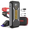 3000A Peak Jump Starter Battery Pack for Up to 10L Gas and 8L Diesel Engines, 12V Portable Car Battery Jump Starter Box with 400 Lumens LED Light