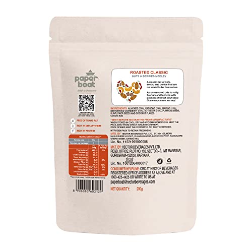Image of Paper Boat Roasted Nuts Combo | Roasted Almonds, Mixed Nuts & Nuts Supermix (3 X 200gms)