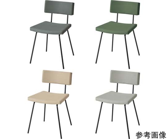 Amazon.co.jp: 店研創意 スチール脚バックデザインチェア グレー 52