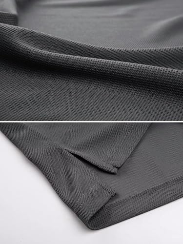 image for MAGCOMSEN Men's Golf Shirts Short Sleeve Light Shirts Fishing Shirts P