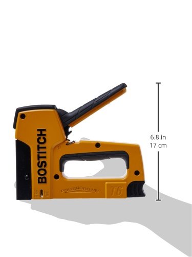 Bostitch Upholstery Stapler/Tacker, Heavy Duty (T6-8) , Black #TOP2