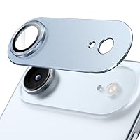 Protecteur D'Objectif IPhone 17 Pro Max 6.9" - Verre Trempé 9H, Anneau Métallique (Orange)