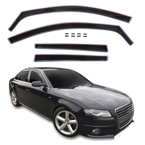 Déflecteurs d'air Audi A4 B8 Berline 2008-2015 déflecteur vent 4 portes