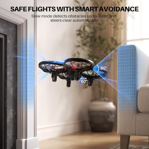 SYMA Drone for Kids 8-12 with Automatic Obstacle Avoidance, 20 Mins Flight Time(2 Batteries), One-Key 360°Flips and Altitude Hold, Safe Indoor Flying Toys for Boys and Girls - Image 3