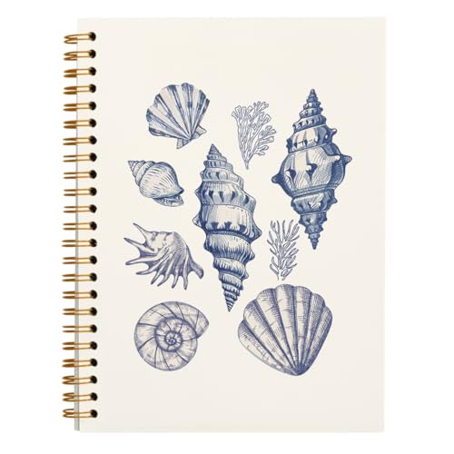 Carnet de notes coquille Beach Coquette joli carnet esthétique et fournitures de bureau chic