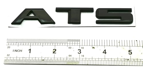 Image of 1x ATS Letter Emblem Nameplate Sport Replacement for ATS Rear Trunk Decklid Letter Badge (Chrome)