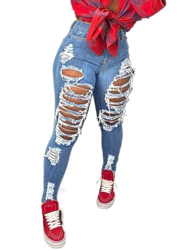 Women’s Slims Classic Relaxed Fit Leg Jean Distressed Slim Fit Skinny Jeans Juniors Jeans
