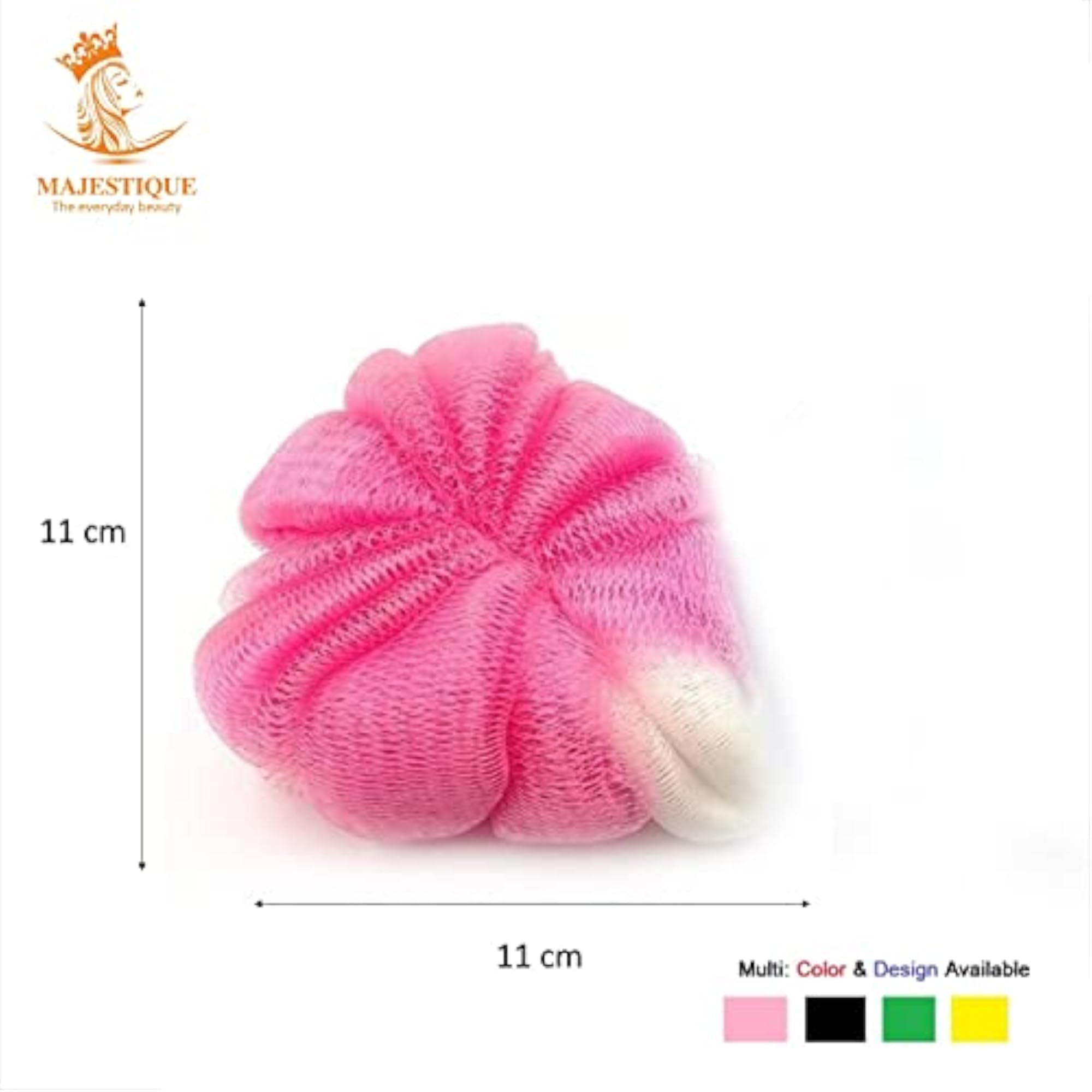 Oval Loofah for Bathing, Gentle Exfoliating Sponge for Skin Care