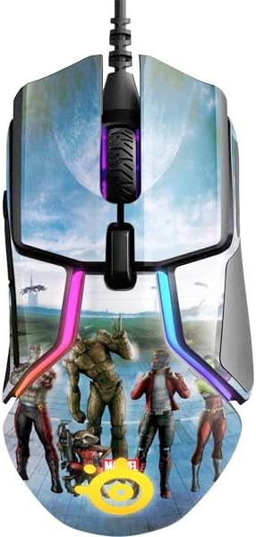 Decal Other Skin Compatible with SteelSeries Rival 600 Gaming Mouse - Officially Licensed Marvel Guardians of The Galaxy Hero Squad Design