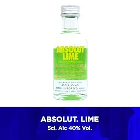 Absolut Vodka Gift Set - Flavoured Vodka, 3x 5cl Vanilla Vodka, Raspberry Vodka, Lime Vodka Alcohol Miniatures, x 3 Mini Vodka Shots Glass, Alcohol Gift Set - Birthday Vodka Gifts for Men and Women – BEAMS INTERNATIONAL