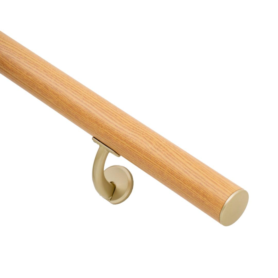Rampe moderne en aluminium 6,1 m dotée de fixations premium en zinc