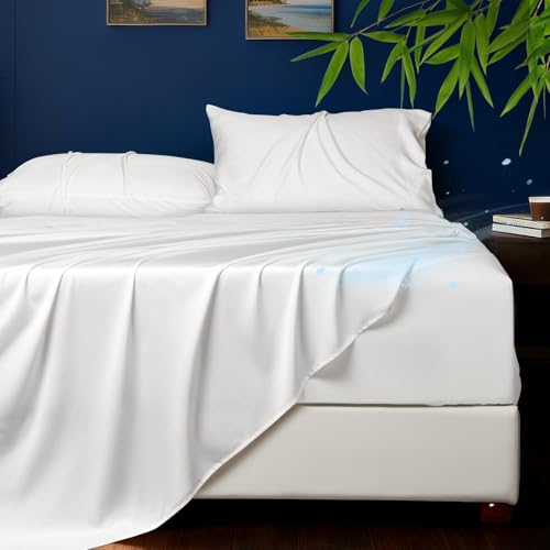 HYPREST Bamboo Rayon Cooling King Sheets Set