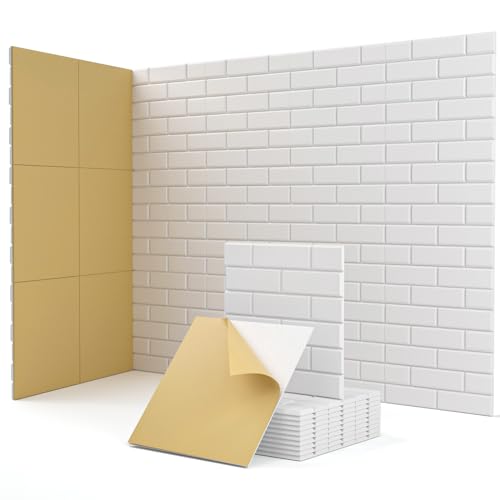 Sound Proofing Panels Self-Adhesive, 18 Pcs, Acoustic Panels for Studio, Gaming, Podcast, Theater, Echoes Absorption, Wall Decoration, Indoor Sound Quality Improvement, 12