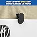 1InTheOffice Cubicle Clips, Black, 12/Pack (Black)