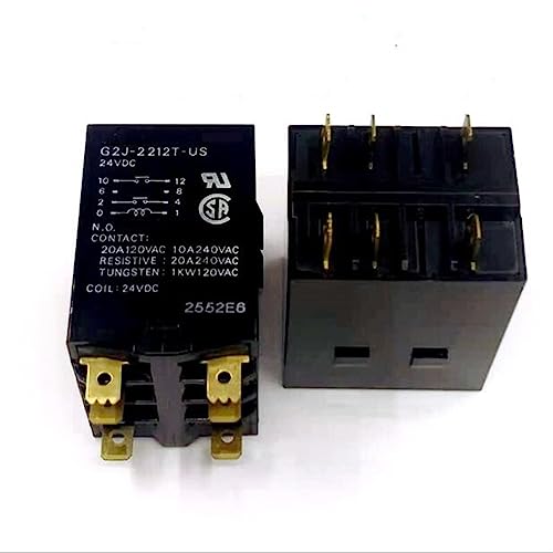 Relais G2J-2212T-US-24VDC de haute précision 20A 120VAC à 6 broches