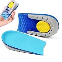 AIBAOBAO Gel Heel Cushion Cup for Achilles Tendonitis, Shoe Inserts for Height Increase 1"(2.5 cm) Heel Lift Insoles, Plantar Fasciitis, Heel Pain, Comfort Support for Women 4.5-7.5 & Men 4-6