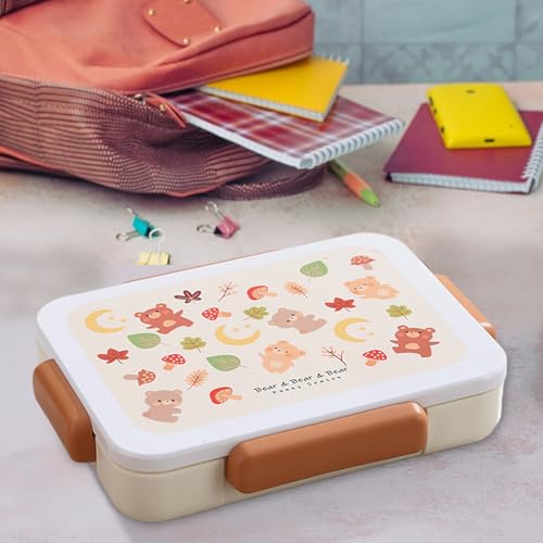 Fiambrera de 5 compartimentos infantil para evitar comidas mezcladas 3