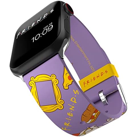 Friends Smartwatch Strap - Officially Licensed, Compatible with Every Size & Series of Apple Watch (watch not included) Cover