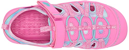 Skechers Kids Girls 302971L Water Shoe, Pink/Turquoise, 3 Little Kid #TOP4