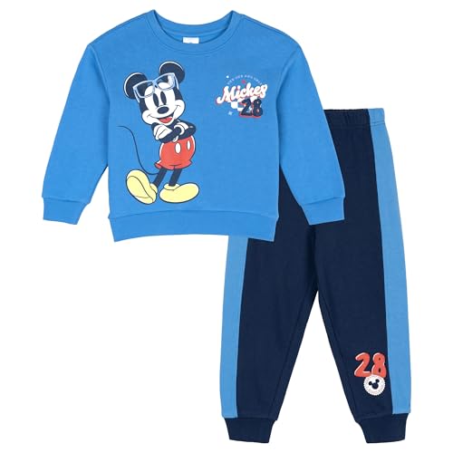 Image of Disney Mickey Mouse Sweatshirt and Pants Set Infant to Little Kid Sizes (12 Months - 7-8)