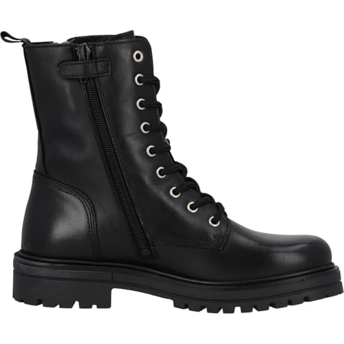 Girl's Kids Giraus G Ankle Boots - High Quality Cowhide Leather Boots - Lightly Lined for Cold Days - Robust TPR Sole - Handmade in Portugal, black, 7 Big Kid3