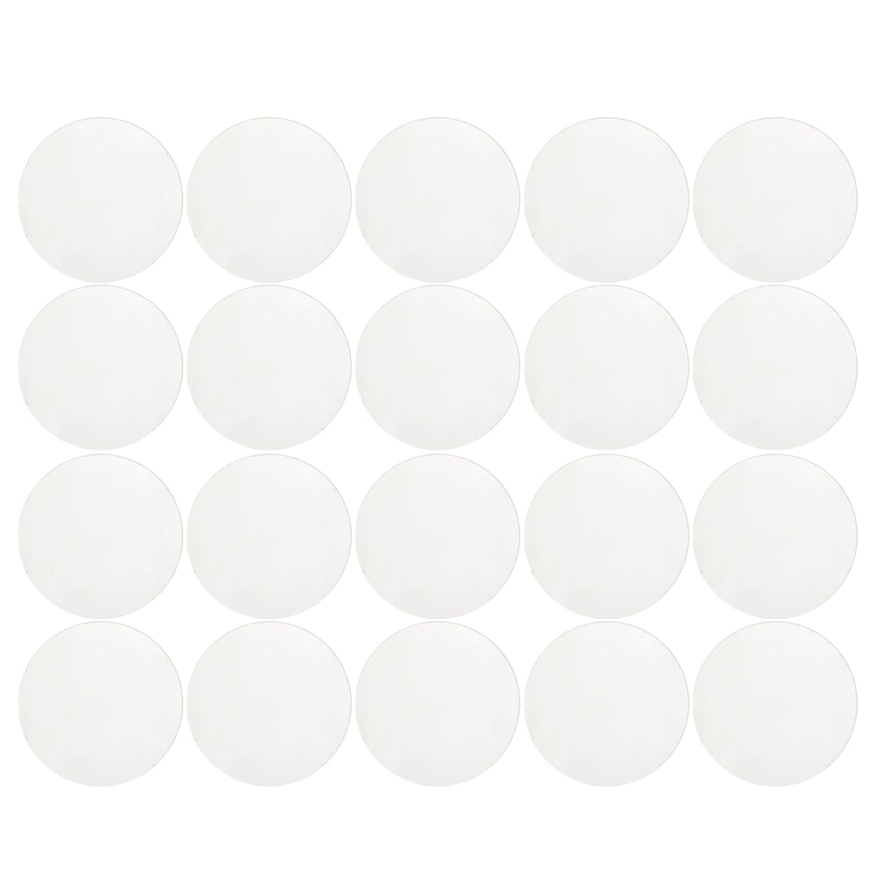 Housoutil GU10 Spotlight Glass Covers 20 Pack, 45 mm Round Lens Discs