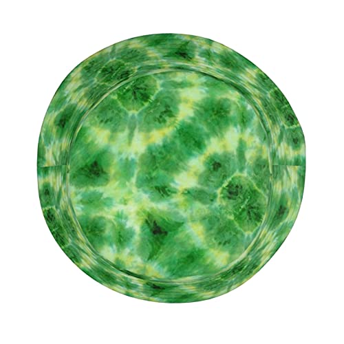 Summer Lime Green Tie Dye Bucket Hat For Women Men Cute Novelty Beach Sun Hat Packable Fisherman Cap Hat Travel Outdoor #TOP4