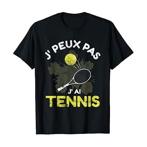 T-shirt Tennis Je Peux Pas - Athlète Cover