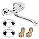 RUCUDIM 360° Drehbar Wasserhahn Küche Wandarmatur, Kalt und Heiß Einhebelmischer, Mischbatterie Küche, Wall Mounted Tap, Waschtischarmatur Waschtischmischer für Wandmontage, Schwenkarm 24CM, Chrom