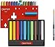 Caran d’Ache Swisscolor Wachspastellkreiden, Aquarellstifte, 10 Stück mit Pinsel