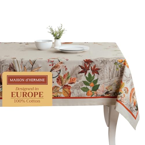 Nappe Maison d'Hermine 100% coton 60"x120"